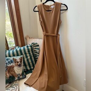 Calvin Klein (Carolyn Kennedy) camel dress size 6 SOLD